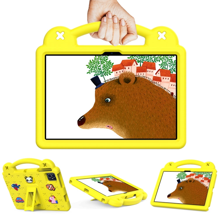 For Walmart ONN 10.1 Gen4 2024 Handle Kickstand Children EVA Shockproof Tablet Case(Yellow) - Others by PMC TechLife | Online Shopping South Africa | PMC TechLife | Buy Now Pay Later Mobicred