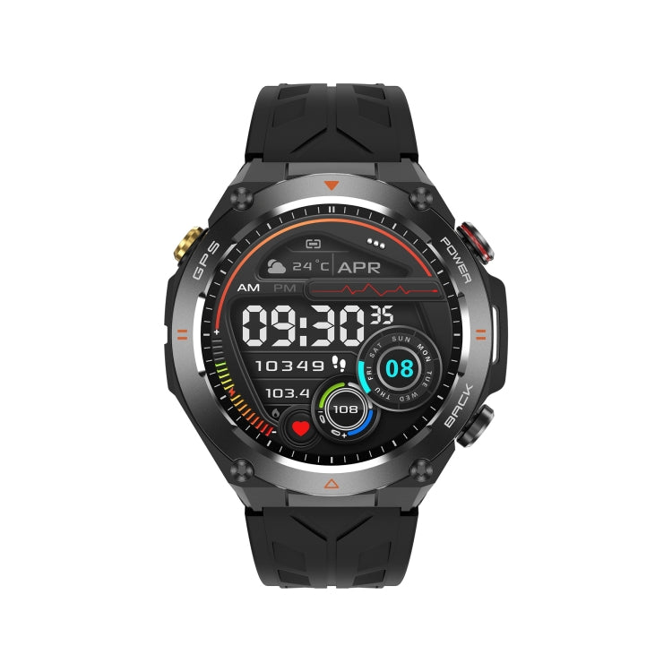 KC82 1.45 inch Color Screen Smart Watch, Support Bluetooth Call / Health Monitoring(Black) - Smart Watches by PMC Jewellery | Online Shopping South Africa | PMC Jewellery | Buy Now Pay Later Mobicred