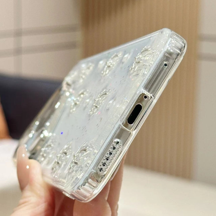 For Huawei Pura 70 Pro Small Fresh Bow TPU Phone Case(Silver Bow) - free shipping - PMC Jewellery - Order now!
