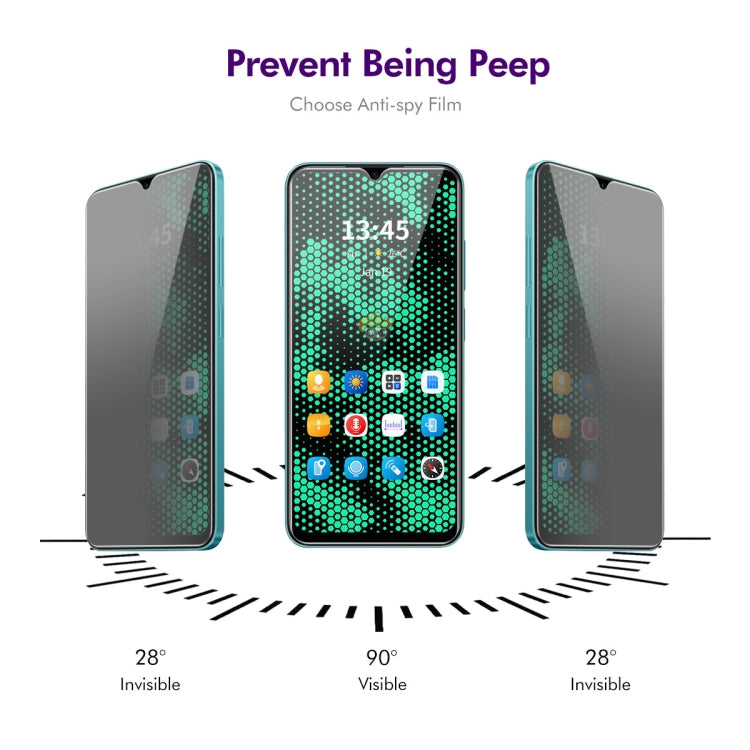 For Tecno Spark 9 Pro ENKAY Hat-Prince 28 Degree Anti-peeping Privacy Tempered Glass Film - Tecno Tempered Glass by ENKAY | Online Shopping South Africa | PMC Jewellery | Buy Now Pay Later Mobicred