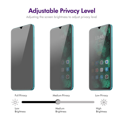 For Tecno Spark 9 5pcs ENKAY Hat-Prince 28 Degree Anti-peeping Privacy Tempered Glass Film - Others by ENKAY | Online Shopping South Africa | PMC Jewellery | Buy Now Pay Later Mobicred