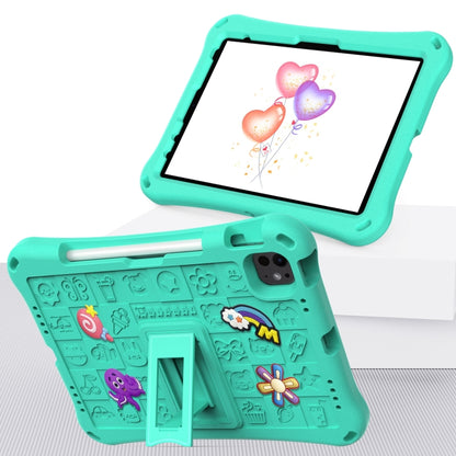 For iPad Air 11 2024 Hi Baby EVA Full Body Tablet Case with Strap(Mint Green) - iPad Air 11 2024 Cases by PMC Jewellery | Online Shopping South Africa | PMC Jewellery | Buy Now Pay Later Mobicred