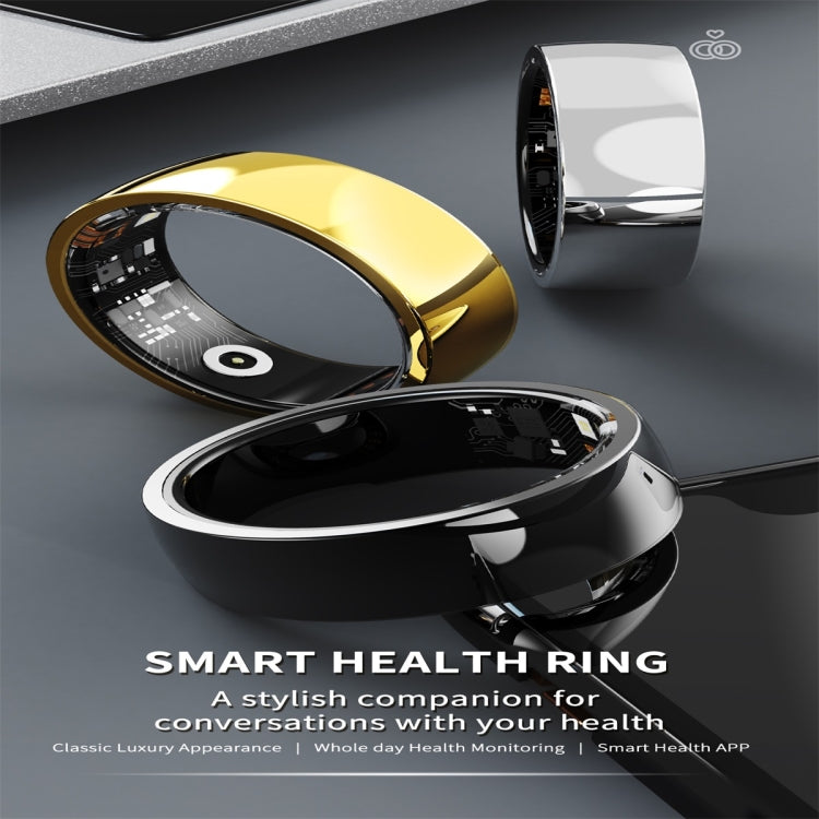 R09M SIZE 22 Smart Ring, Support Health Monitoring / Care For Families(Gold) - Smart Rings / Smart Telephones by PMC Jewellery | Online Shopping South Africa | PMC Jewellery | Buy Now Pay Later Mobicred