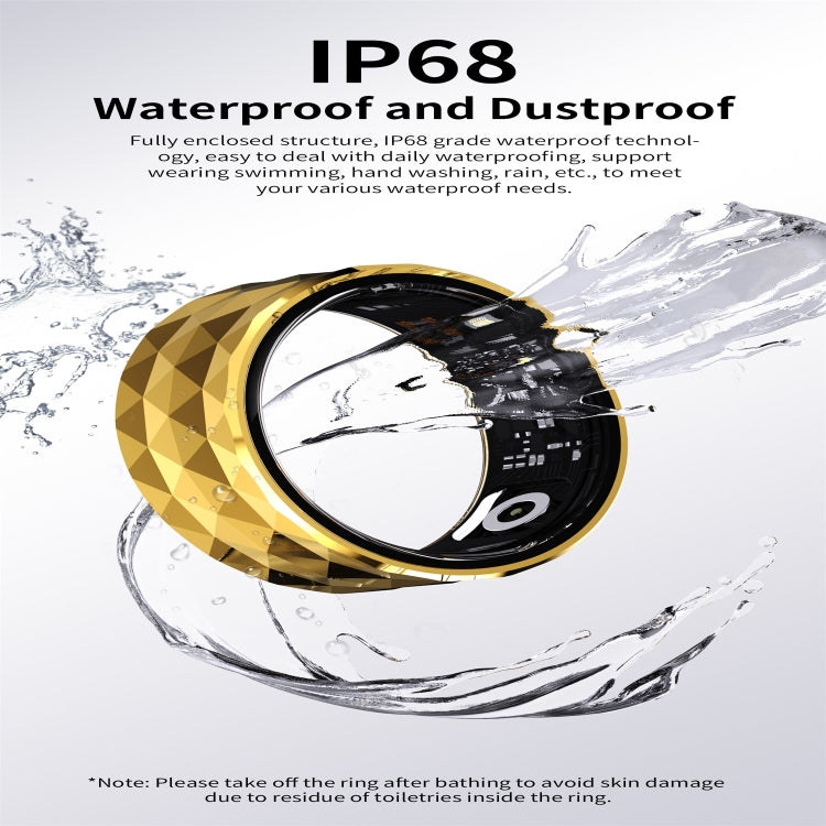 R12M SIZE 18 Smart Ring, Support Health Monitoring / Multiple Exercise Modes(Silver) - free shipping - PMC TechLife - Order now!