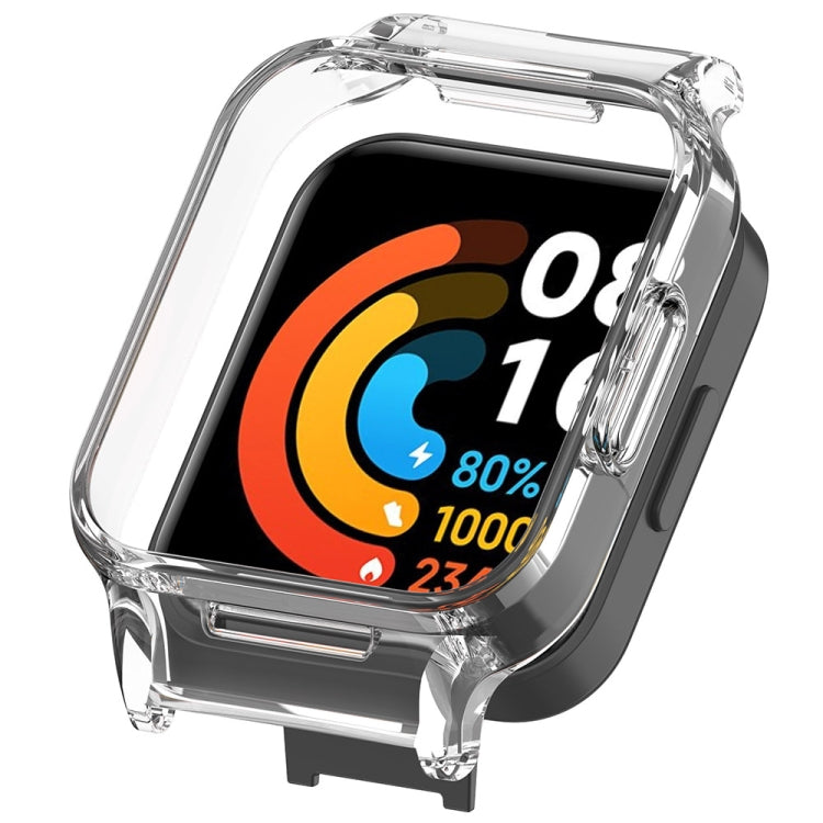 For Redmi Watch 2 Half Pack PC Watch Protective Case(Transparent) - Watch Cases by PMC TechLife | Online Shopping South Africa | PMC TechLife | Buy Now Pay Later Mobicred