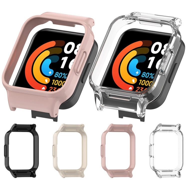 For Redmi Watch 2 Half Pack PC Watch Protective Case(Transparent) - Watch Cases by PMC TechLife | Online Shopping South Africa | PMC TechLife | Buy Now Pay Later Mobicred