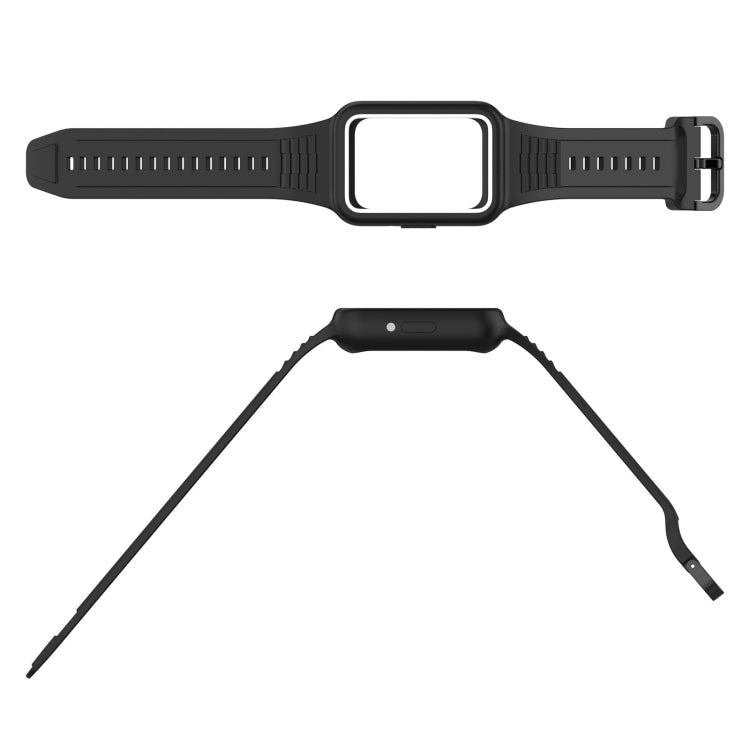 For Samsung Galaxy Fit3 Two Color Frame Integrated Silicone Watch Band(Midnight Blue) - free shipping - PMc TechLife - Order now!