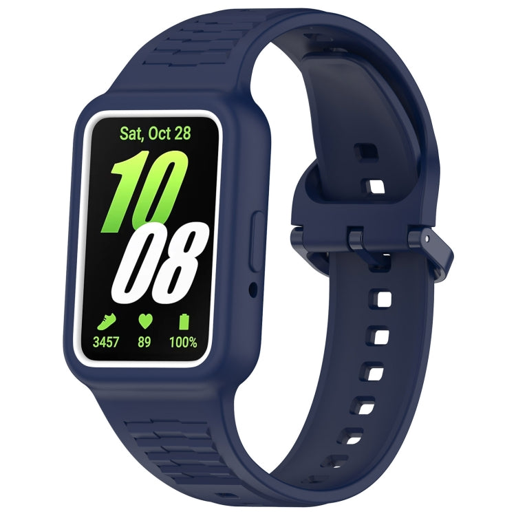 For  Huawei Band 8 Two Color Frame Integrated Silicone Watch Band(Midnight Blue) - free shipping - PMc TechLife - Order now!