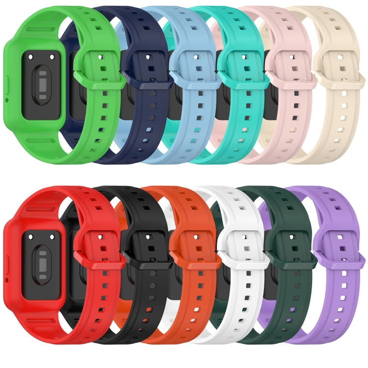 For  Huawei Band 8 Two Color Frame Integrated Silicone Watch Band(Sky Blue) - free shipping - PMc TechLife - Order now!