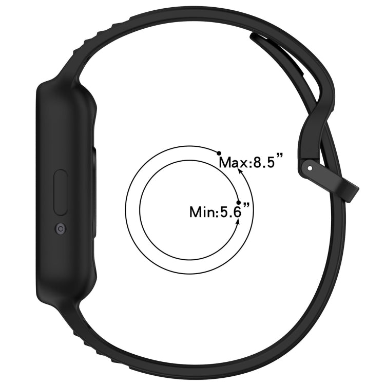 For  Huawei Band 8 Two Color Frame Integrated Silicone Watch Band(Light Pink) - free shipping - PMc TechLife - Order now!