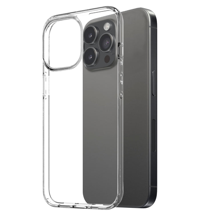 For iPhone 16 Pro Max NORTHJO 2 in 1 TPU Phone Case Screen Protector Tempered Glass Film(Clear) - iPhone 16 Pro Max Cases by NORTHJO | Online Shopping South Africa | PMC TechLife | Buy Now Pay Later Mobicred