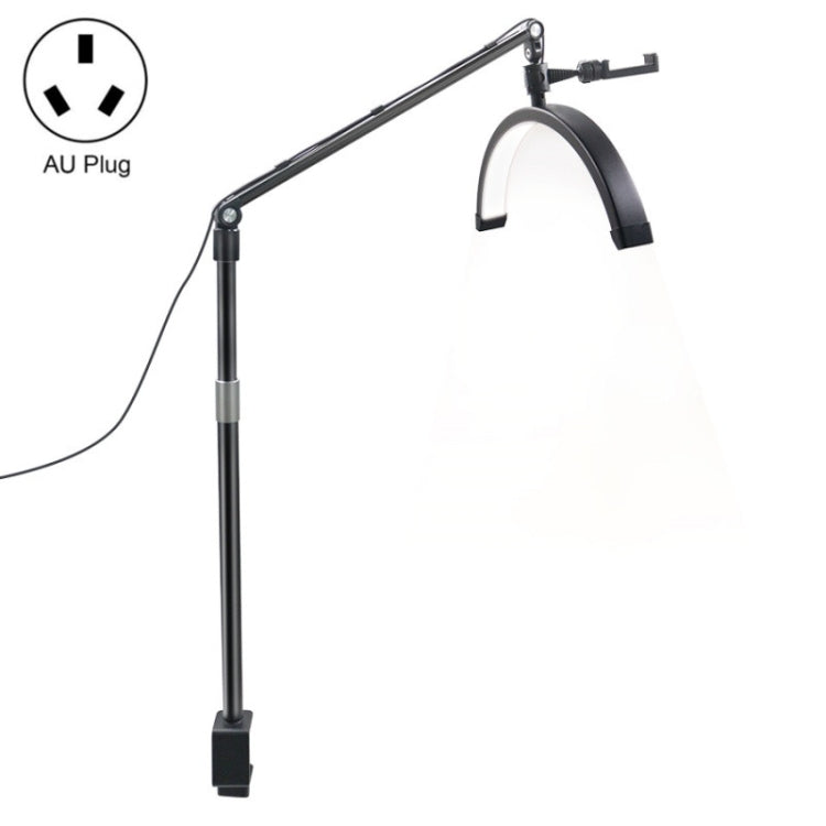 D-M30X 23 inch Half Moon Shape Beauty Manicure Lamp Curved Fill Light, Plug:AU Plug - Selfie Light by PMC TechLife | Online Shopping South Africa | PMC TechLife | Buy Now Pay Later Mobicred
