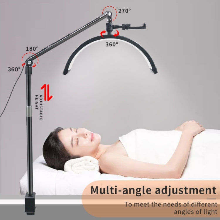 D-M30X 23 inch Half Moon Shape Beauty Manicure Lamp Curved Fill Light, Plug:EU Plug - Selfie Light by PMC TechLife | Online Shopping South Africa | PMC TechLife | Buy Now Pay Later Mobicred