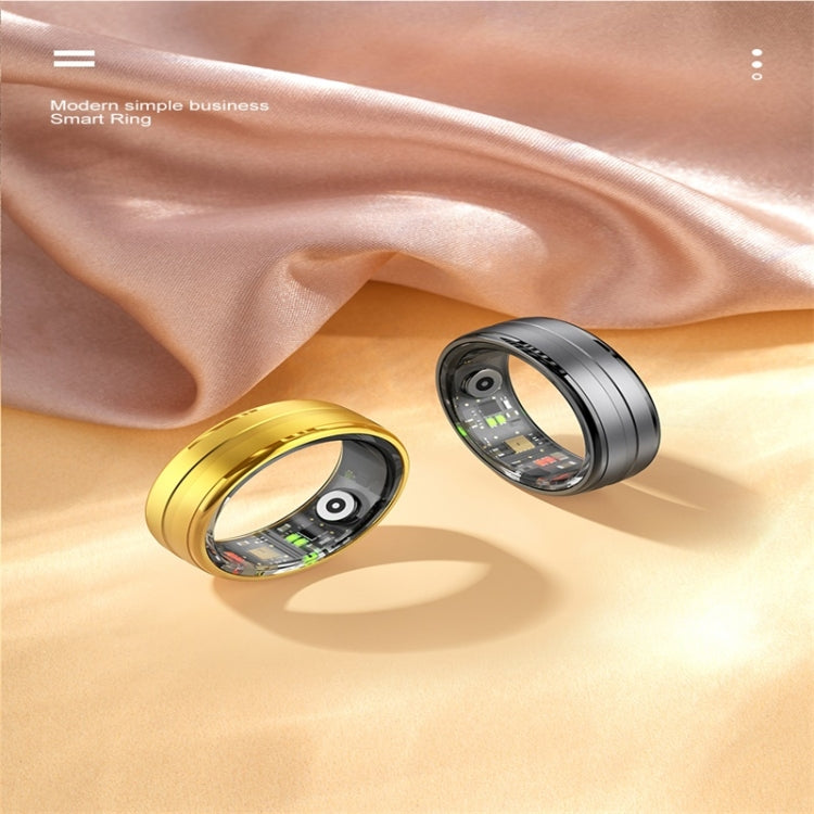 R06 SIZE 12 Smart Ring, Support Heart Rate / Blood Oxygen / Sleep Monitoring / Multiple Sports Modes(Gold) - Smart Rings / Smart Telephones by PMC Jewellery | Online Shopping South Africa | PMC Jewellery | Buy Now Pay Later Mobicred