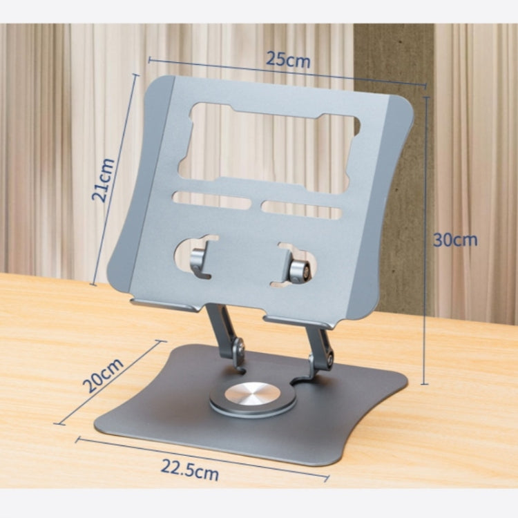 G69 Heat Dissipation Rotatable Notebook Desktop Stand Aluminum Alloy Foldable Laptop Bracket(Black) - Laptop Stand by PMC Jewellery | Online Shopping South Africa | PMC Jewellery | Buy Now Pay Later Mobicred