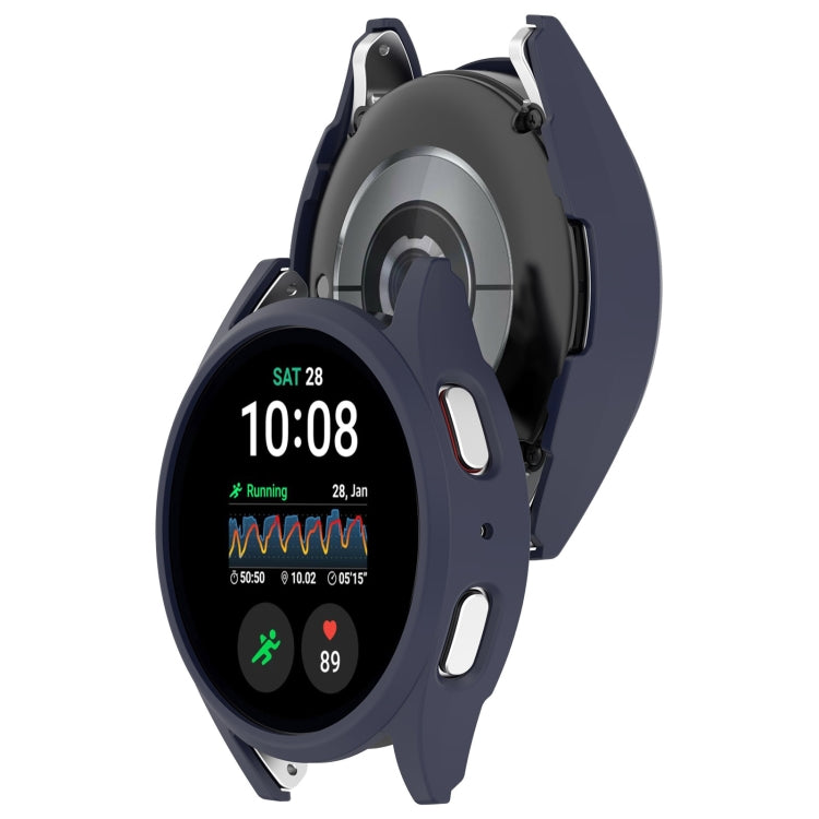 For Sansung Galaxy Watch 7 40mm Half Pack Hollow PC Watch Protective Case(Midnight Blue) - Watch Cases by PMC TechLife | Online Shopping South Africa | PMC TechLife | Buy Now Pay Later Mobicred