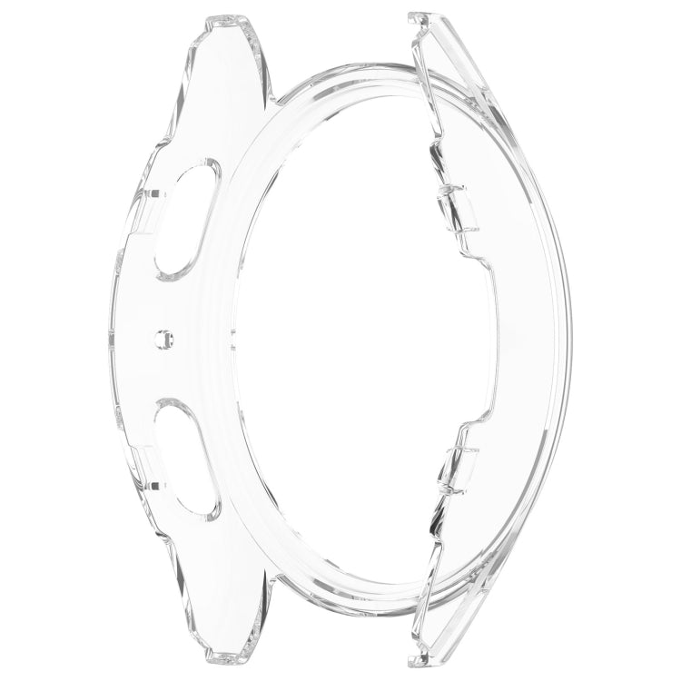 For Sansung Galaxy Watch 7 44mm Half Pack Hollow PC Watch Protective Case(Transparent White) - Watch Cases by PMC TechLife | Online Shopping South Africa | PMC TechLife | Buy Now Pay Later Mobicred