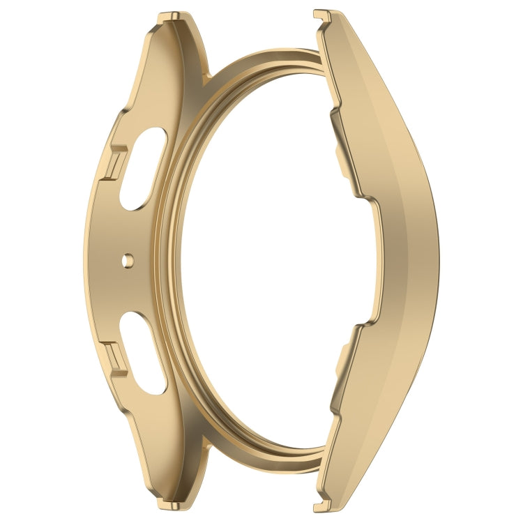 For Sansung Galaxy Watch 7 44mm Half Pack Hollow PC Watch Protective Case(Champaign Gold) - Watch Cases by PMC Jewellery | Online Shopping South Africa | PMC Jewellery | Buy Now Pay Later Mobicred