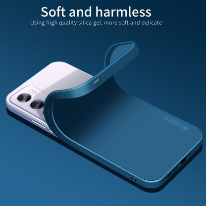 For OPPO Reno12 Global PINWUYO Sense Series Liquid Silicone TPU Phone Case(Blue) - Reno12 Cases by PINWUYO | Online Shopping South Africa | PMC Jewellery | Buy Now Pay Later Mobicred