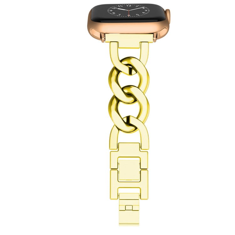 For Apple Watch Ultra 2 49mm Quick-Release Metal Chain Watch Band(Gold) - free shipping - PMC TechLife - Order now!