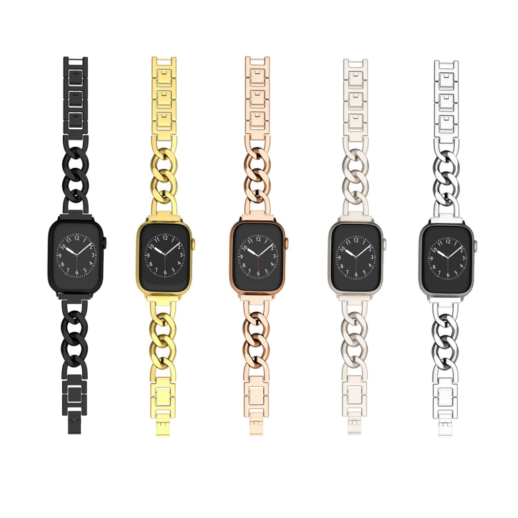 For Apple Watch Series 5 40mm Quick-Release Metal Chain Watch Band(Silver) - free shipping - PMC TechLife - Order now!