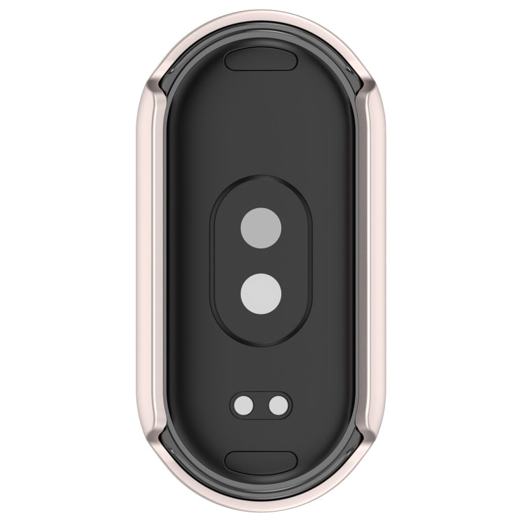 For Xiaomi Smart Band 9 NFC Diamond Half Coverage Hollow PC Watch Protective Case(Starlight) - Watch Cases by PMC TechLife | Online Shopping South Africa | PMC TechLife | Buy Now Pay Later Mobicred