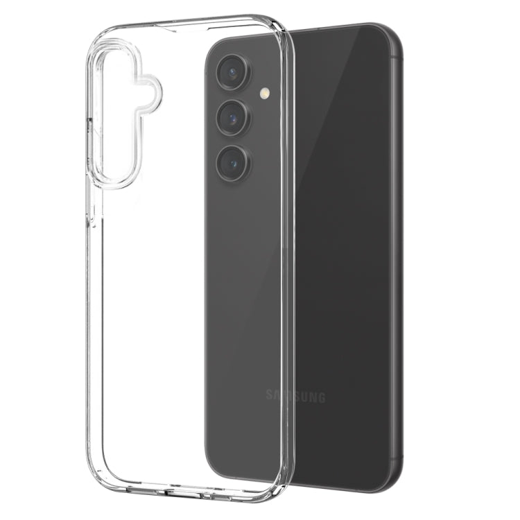 For Samsung Galaxy S24 FE 5G NORTHJO 3 in 1 TPU Phone Case with Screen Protector and Lens Film(Transparent) - Galaxy S24 FE 5G Cases by NORTHJO | Online Shopping South Africa | PMC Jewellery | Buy Now Pay Later Mobicred