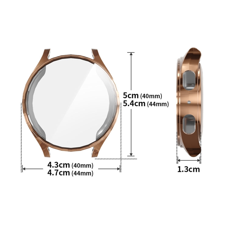 For Samsung Galaxy Watch7 40mm ENKAY Hat-Prince Full Coverage Electroplated Soft TPU Case with Screen Protection(Pink) - free shipping - PMc TechLife - Order now!