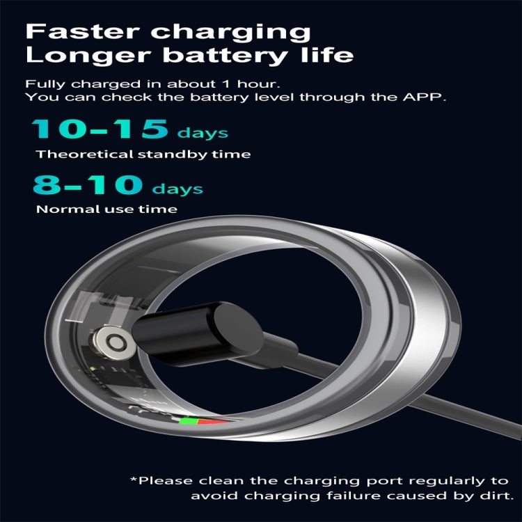 R18 SIZE 9 Smart Ring, Support Heart Rate / Blood Oxygen / Sleep/ Multiple Sports Modes(Black) - free shipping - PMC TechLife - Order now!