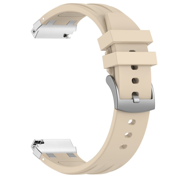 For Amazfit Bip3 Pro 20mm Quick Release Silver Buckle Royal Silicone Watch Band(Starlight) - free shipping - PMC TechLife - Order now!
