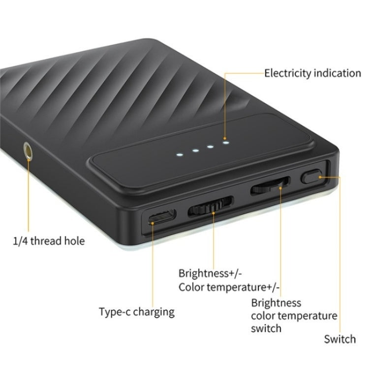 V16SE For Mobile Phone / Tablet / Laptop Three Light Modes Clip-On Pocket Mini Fill Light - Selfie Light by PMC TechLife | Online Shopping South Africa | PMC TechLife | Buy Now Pay Later Mobicred