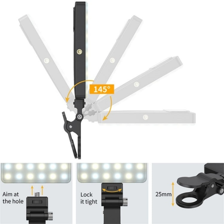 V16SE For Mobile Phone / Tablet / Laptop Three Light Modes Clip-On Pocket Mini Fill Light - Selfie Light by PMC TechLife | Online Shopping South Africa | PMC TechLife | Buy Now Pay Later Mobicred