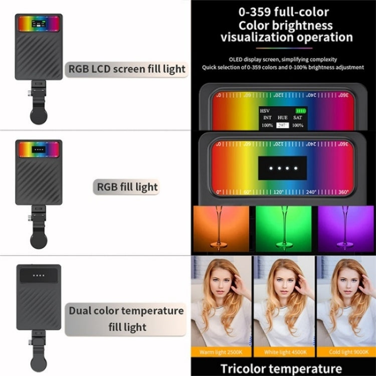 V16SE For Mobile Phone / Tablet / Laptop Three Light Modes Clip-On Pocket Mini Fill Light - Selfie Light by PMC TechLife | Online Shopping South Africa | PMC TechLife | Buy Now Pay Later Mobicred
