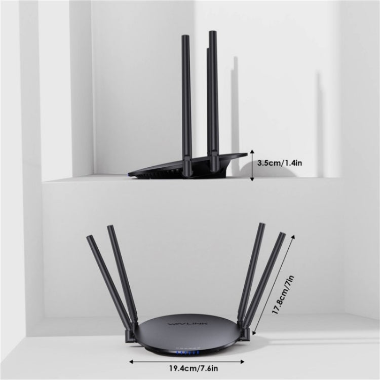 WAVLINK WN530HG3 AC1200 Dual Band AP Router 1000Mbps WAN / LAN Ethernet Port, Plug:UK Plug - Wireless Routers by WAVLINK | Online Shopping South Africa | PMC Jewellery | Buy Now Pay Later Mobicred