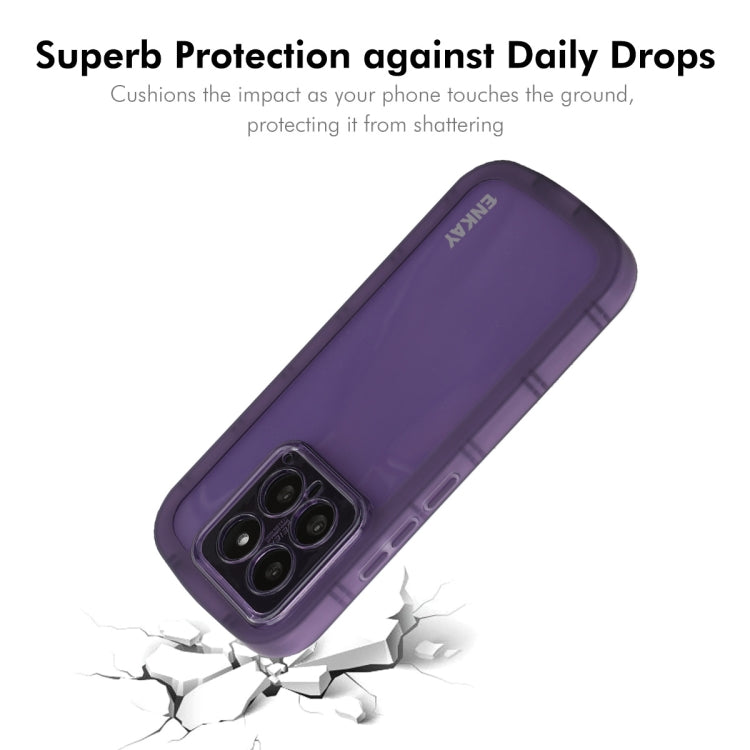 For Xiaomi 14 Pro ENKAY Hat-Prince Translucent Matte TPU Phone Case + 3D Hot Bending Film(Purple) - 14 Pro Cases by ENKAY | Online Shopping South Africa | PMC Jewellery | Buy Now Pay Later Mobicred