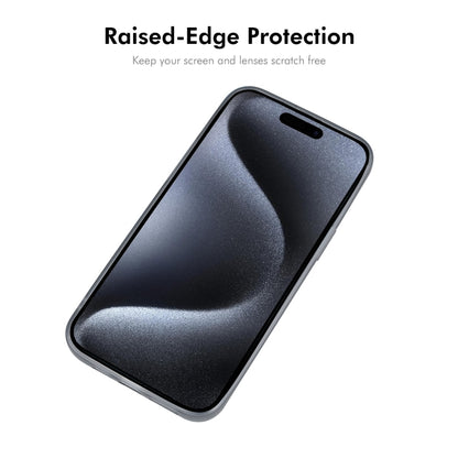 For iPhone 16 Pro ENKAY Hat-Prince Translucent Matte TPU Phone Case + 9H Big Arc Edge Film(Grey) - iPhone 16 Pro Cases by ENKAY | Online Shopping South Africa | PMC Jewellery | Buy Now Pay Later Mobicred