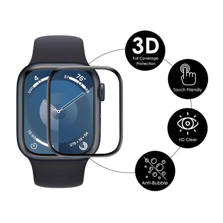 For Apple Watch Series 10 42mm 5pcs ENKAY 3D Full Coverage Soft PC Edge PMMA HD Screen Film - Screen Protector by ENKAY | Online Shopping South Africa | PMC TechLife | Buy Now Pay Later Mobicred