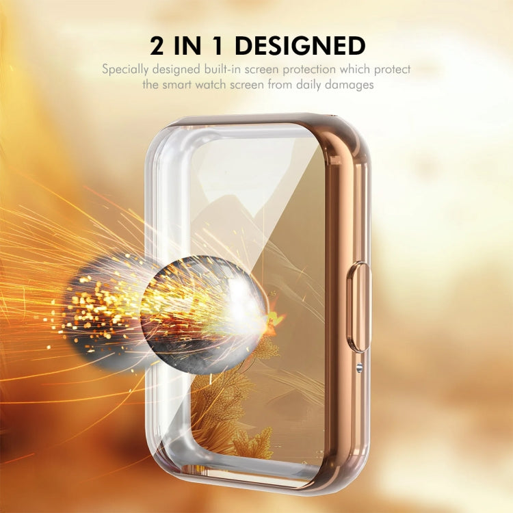 For Samsung Galaxy Fit3 ENKAY Hat-Prince Full Coverage Electroplated Soft TPU Case with Screen Protection(Silver) - free shipping - PMc TechLife - Order now!