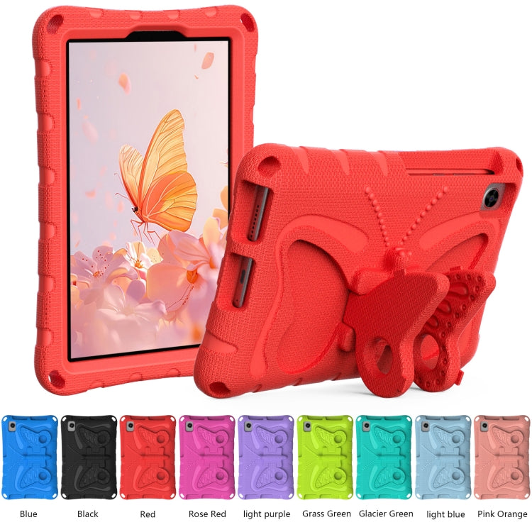 For Lenovo Tab M8 TB-8505F 8.0 / TB-8705N Butterfly Bracket EVA Shockproof Tablet Case(Red) - Lenovo by PMC TechLife | Online Shopping South Africa | PMC TechLife | Buy Now Pay Later Mobicred