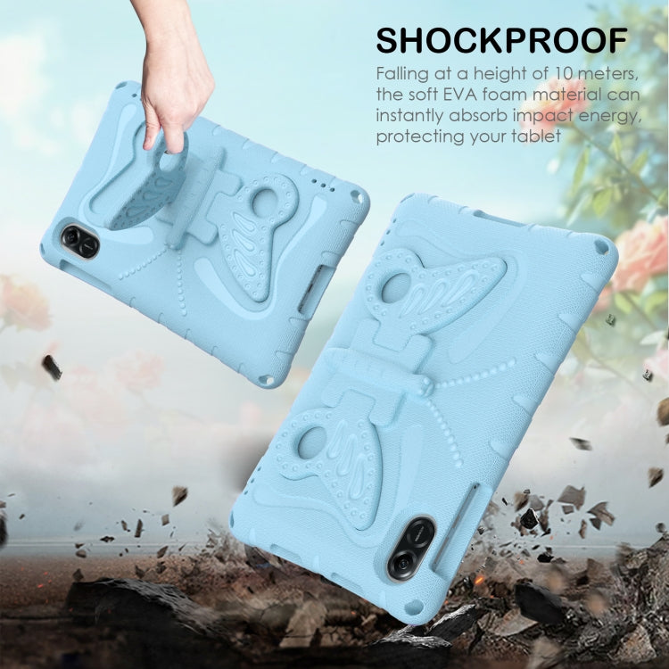 For Honor Pad X9 Butterfly Bracket EVA Shockproof Tablet Case(Light Blue) - Honor by PMC TechLife | Online Shopping South Africa | PMC TechLife | Buy Now Pay Later Mobicred