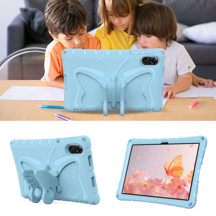 For Honor Pad X9 Butterfly Bracket EVA Shockproof Tablet Case(Light Blue) - Honor by PMC TechLife | Online Shopping South Africa | PMC TechLife | Buy Now Pay Later Mobicred