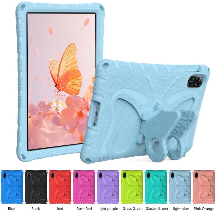 For Honor Pad X9 Butterfly Bracket EVA Shockproof Tablet Case(Light Blue) - Honor by PMC TechLife | Online Shopping South Africa | PMC TechLife | Buy Now Pay Later Mobicred