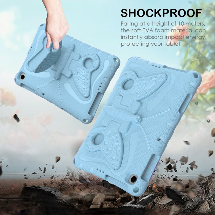 For Honor Pad X6 / Enjoy Tablet 2 Butterfly Bracket EVA Shockproof Tablet Case(Light Blue) - Honor by PMC TechLife | Online Shopping South Africa | PMC TechLife | Buy Now Pay Later Mobicred