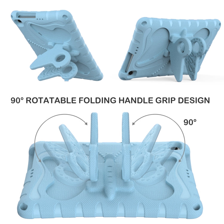 For Honor Pad X6 / Enjoy Tablet 2 Butterfly Bracket EVA Shockproof Tablet Case(Light Blue) - Honor by PMC TechLife | Online Shopping South Africa | PMC TechLife | Buy Now Pay Later Mobicred