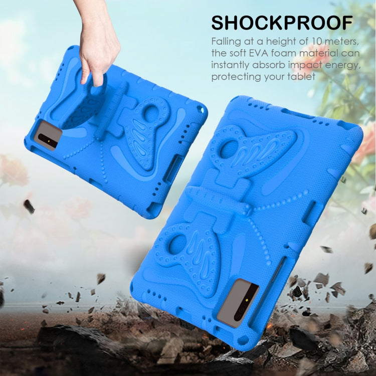 For Honor Tablet V7 11 2021 Butterfly Bracket EVA Shockproof Tablet Case(Blue) - Honor by PMC TechLife | Online Shopping South Africa | PMC TechLife | Buy Now Pay Later Mobicred