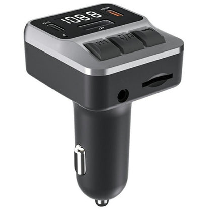 C65 Dual Type-C Port PD 30W Fast Charging Adapter Car Bluetooth FM Transmitter - Car Charger by PMC Jewellery | Online Shopping South Africa | PMC Jewellery | Buy Now Pay Later Mobicred