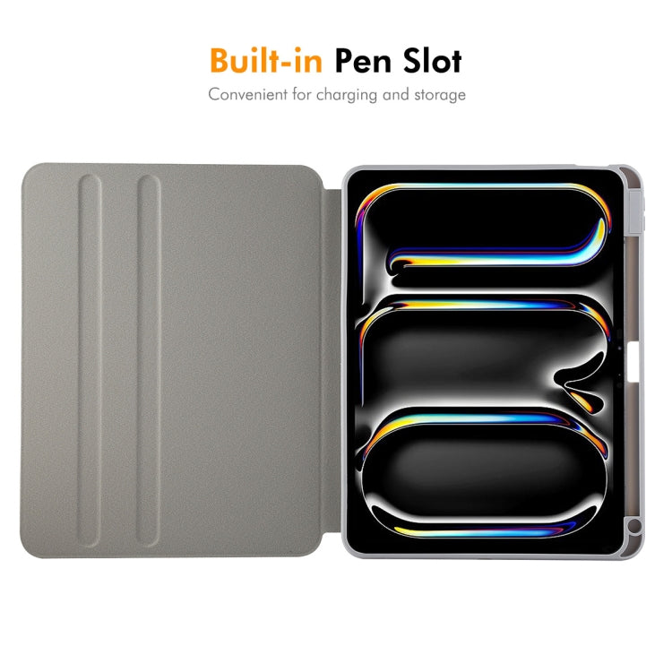 For iPad Pro 13 2024 ENKAY 360 Rotation TPU Leather Smart Tablet Case with Pen Slot(Light Blue) - free shipping - PMc TechLife - Order now!