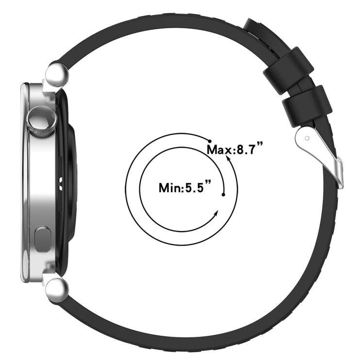 For Huawei Watch GT 5 Pro 42mm Line Texture Quick Release Silicone Watch Band(Original Blue) - Watch Bands by PMC TechLife | Online Shopping South Africa | PMC TechLife | Buy Now Pay Later Mobicred