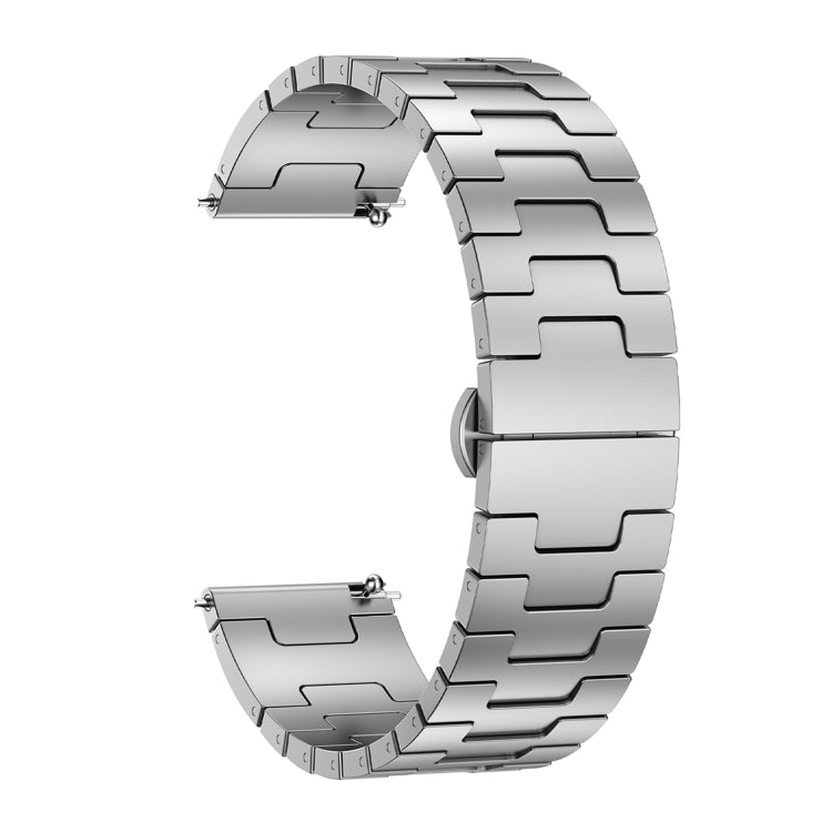 For Garmin Venu 2 Titanium Alloy 22mm Metal Watch Band(Silver) - free shipping - PMc TechLife - Order now!