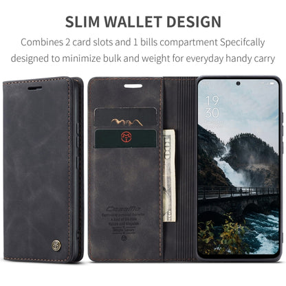 For OPPO Reno12 5G Global CaseMe 013 Multifunctional Horizontal Flip Leather Phone Case(Black) - Reno12 Cases by CaseMe | Online Shopping South Africa | PMC Jewellery | Buy Now Pay Later Mobicred